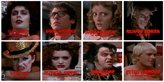 The Rocky Horror Show Cast List