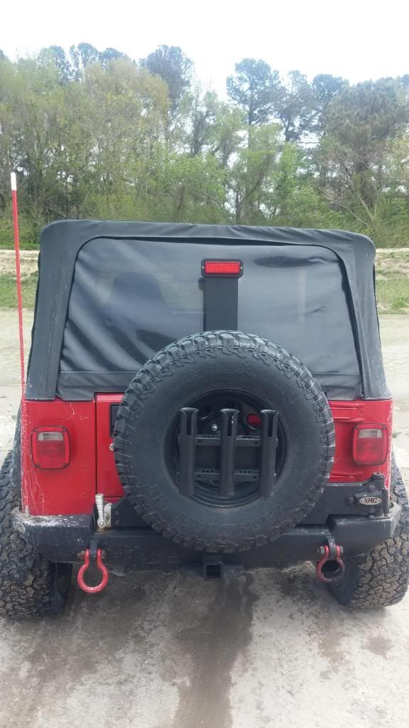 jeep fly rod holder