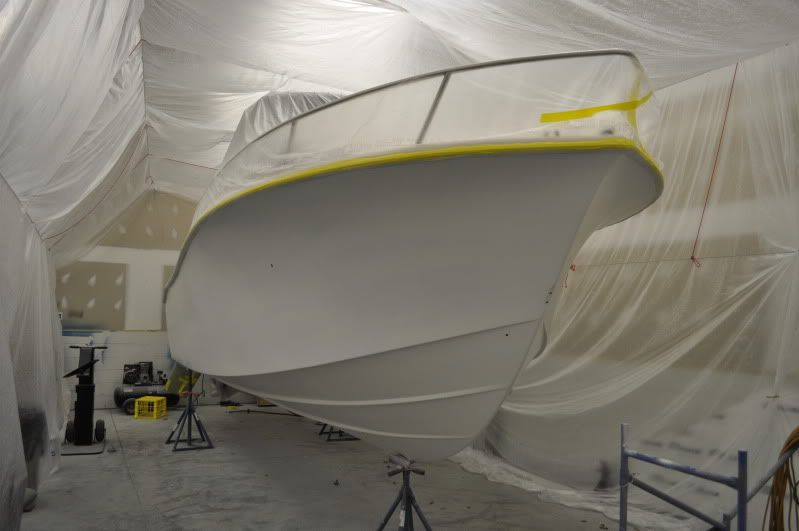 Custom Imron Paint job on 24' Kencraft