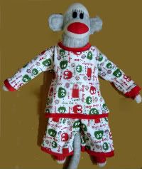 Sock Monkey Has Christmas