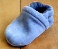 Blue Minkee Soft Sole Shoes Newborn