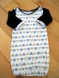 Infant Car Gown and Hat