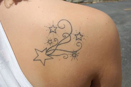 Shooting Stars Tattoos star tattoos. Shooting Stars Tattoos