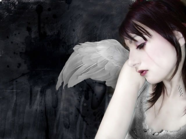 gothic desktop wallpaper. Beauty Gothic Angel Wallpaper