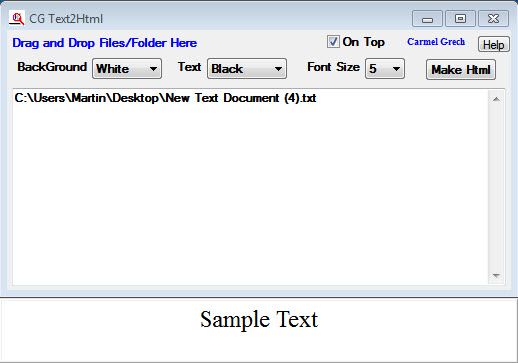 text-to-html