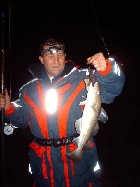 Cod fishing at night can be very productive