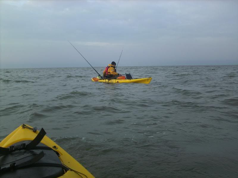 Anchoring in a kayak for fishing