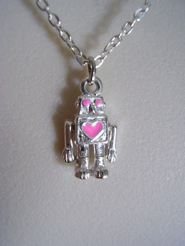 Cute Robot Necklace