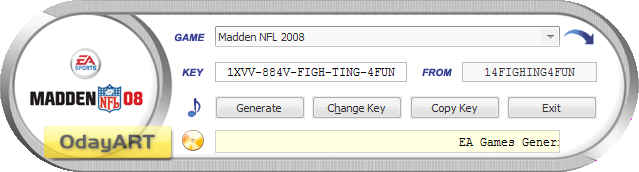 Since version 114, the EA Games Multi Keygen adds a new great feature : the possibility to generate cd-keys for ANY EA Game (both past and FUTURE games !).