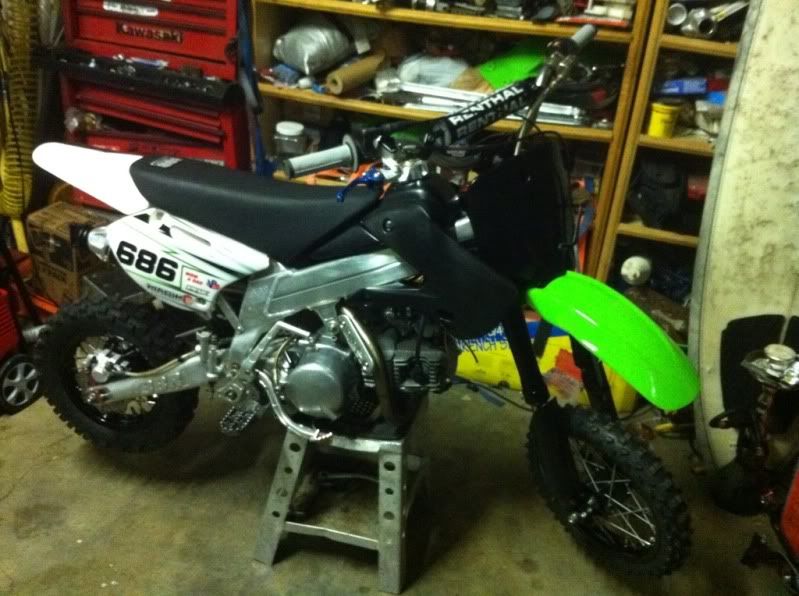 klx110 bbr frame