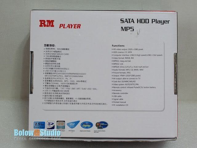 多功能隨身播放器HSV-700RS RM高清硬盤播放器