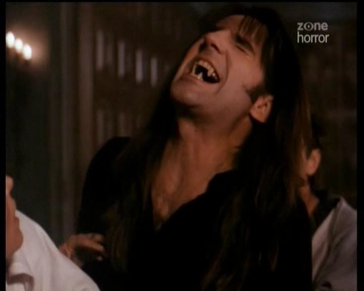 one glimpse of fangs