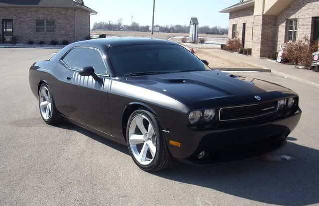 here is my'09 challenger with a few cosmetic mods