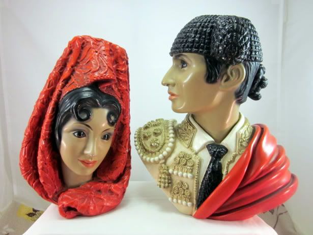 Marwal-Ind-Inc Vintage chalkware busts from Marwal Industries, Inc. 1966. | Headvases ...
