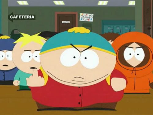 Eric Cartman The Finger