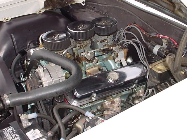 390 ford tri power carb