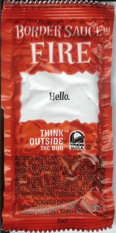 Taco Bell Fire Sauce Pictures, Images and Photos