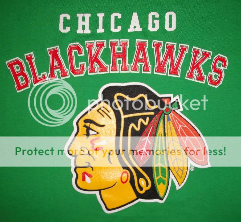 green blackhawks shirt