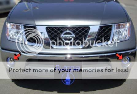 2001 2008 NISSAN FRONTIER / NAVARA XENON FOG LAMPS 2007 yj driving 