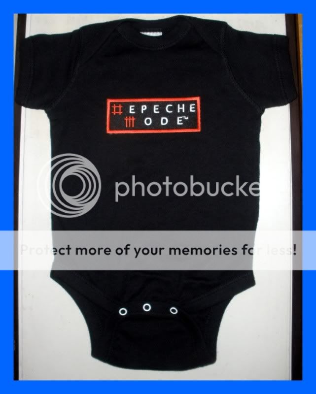 Depeche Mode Infant Baby Onesie T Shirt 80s Rock New