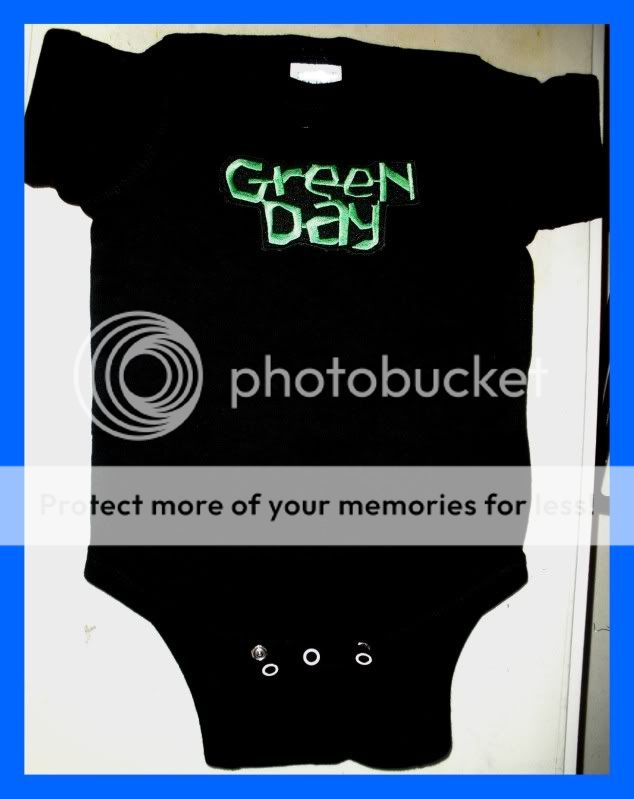 GREEN DAY BABY ONESIE T SHIRT PUNK ROCK METAL NEW  