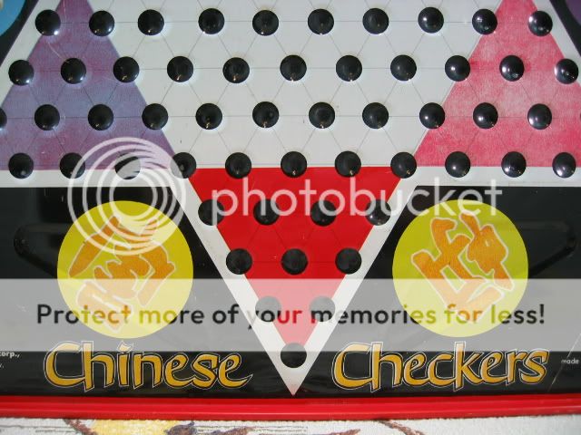 Vintage Pressman Hop Ching Tin Chinese Checkers Board  