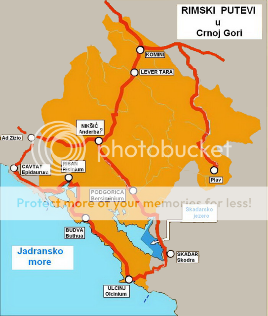crna gora mapa puteva Izgradnja puteva u Crnoj Gori crna gora mapa puteva